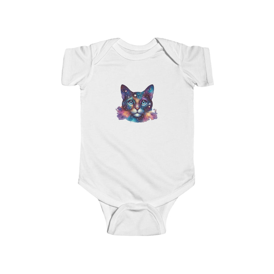 Body bébé chat galaxie – “Space Cat” – Body coton doux à pressions, cadeau naissance - MoodElle