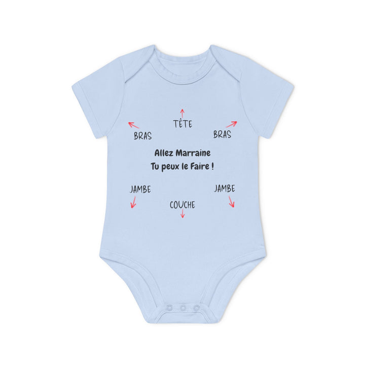 Body bébé humour – “Allez Marraine tu peux le faire !” – idée cadeau naissance originale - MoodElle