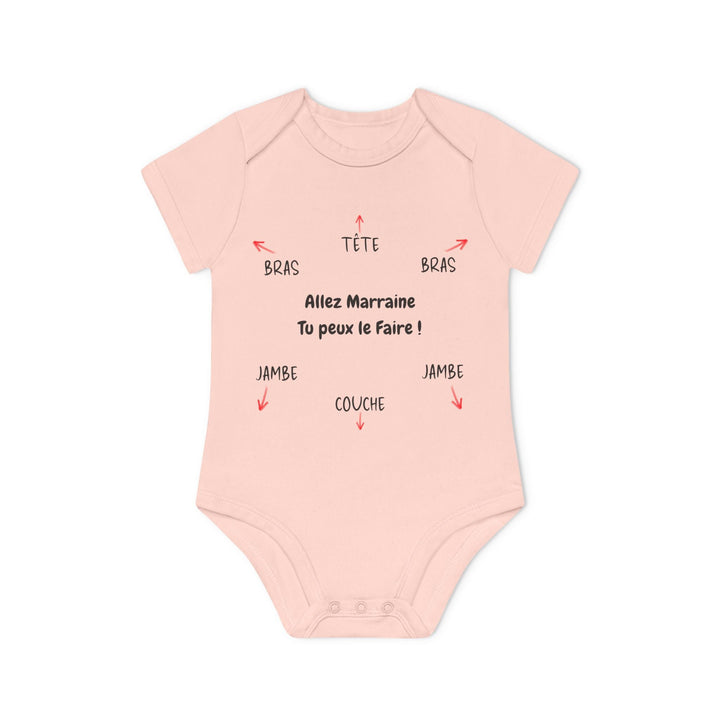 Body bébé humour – “Allez Marraine tu peux le faire !” – idée cadeau naissance originale - MoodElle