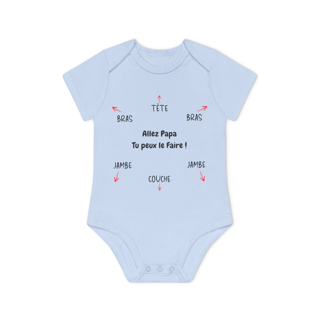 Body bébé humour – “Allez Papa tu peux le faire !” – idée cadeau naissance drôle - MoodElle