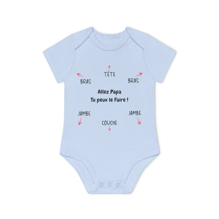 Body bébé humour – “Allez Papa tu peux le faire !” – idée cadeau naissance drôle - MoodElle