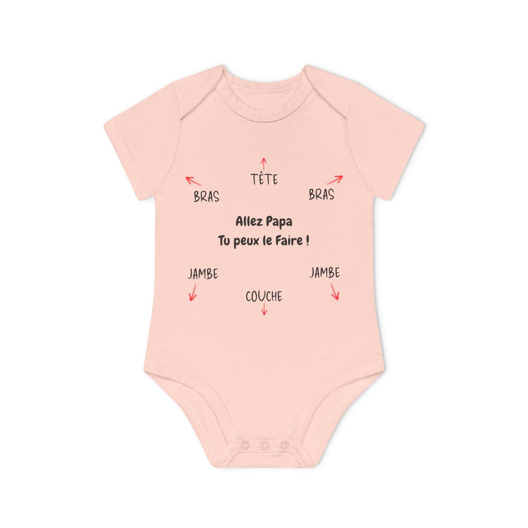 Body bébé humour – “Allez Papa tu peux le faire !” – idée cadeau naissance drôle - MoodElle