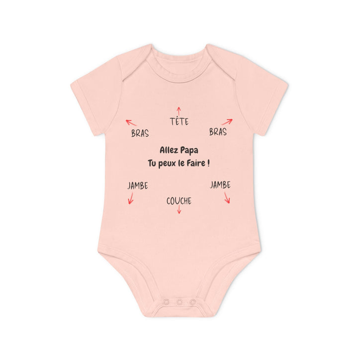 Body bébé humour – “Allez Papa tu peux le faire !” – idée cadeau naissance drôle - MoodElle