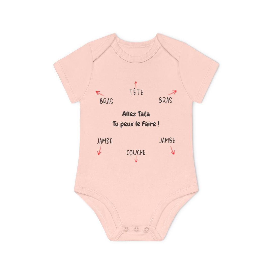 Body bébé humour – “Allez Tata tu peux le faire !” – idée cadeau naissance originale - MoodElle