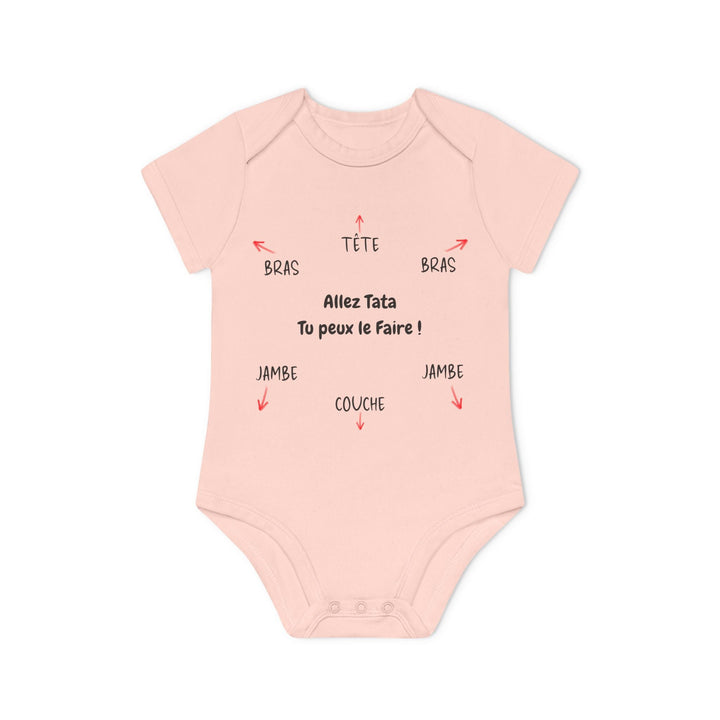 Body bébé humour – “Allez Tata tu peux le faire !” – idée cadeau naissance originale - MoodElle