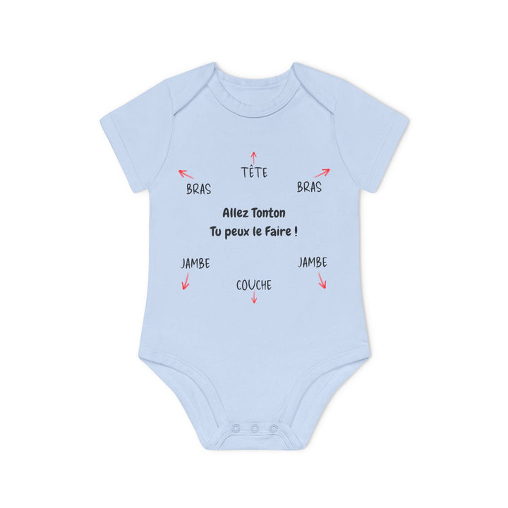 Body bébé humour – “Allez Tonton tu peux le faire !” – idée cadeau naissance drôle - MoodElle
