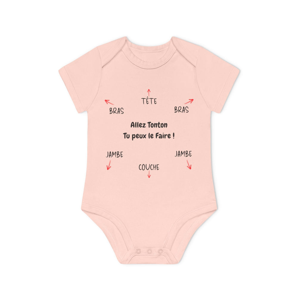 Body bébé humour – “Allez Tonton tu peux le faire !” – idée cadeau naissance drôle - MoodElle