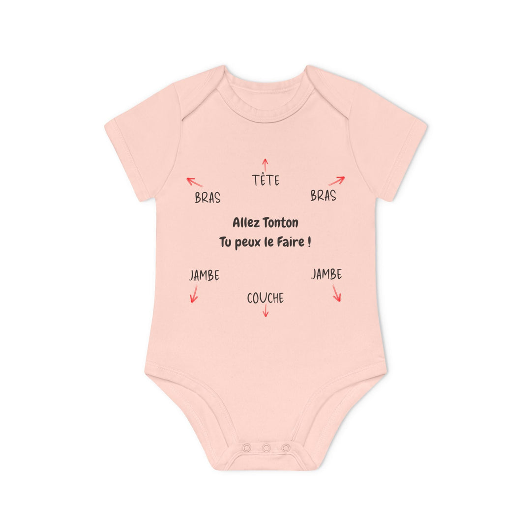 Body bébé humour – “Allez Tonton tu peux le faire !” – idée cadeau naissance drôle - MoodElle
