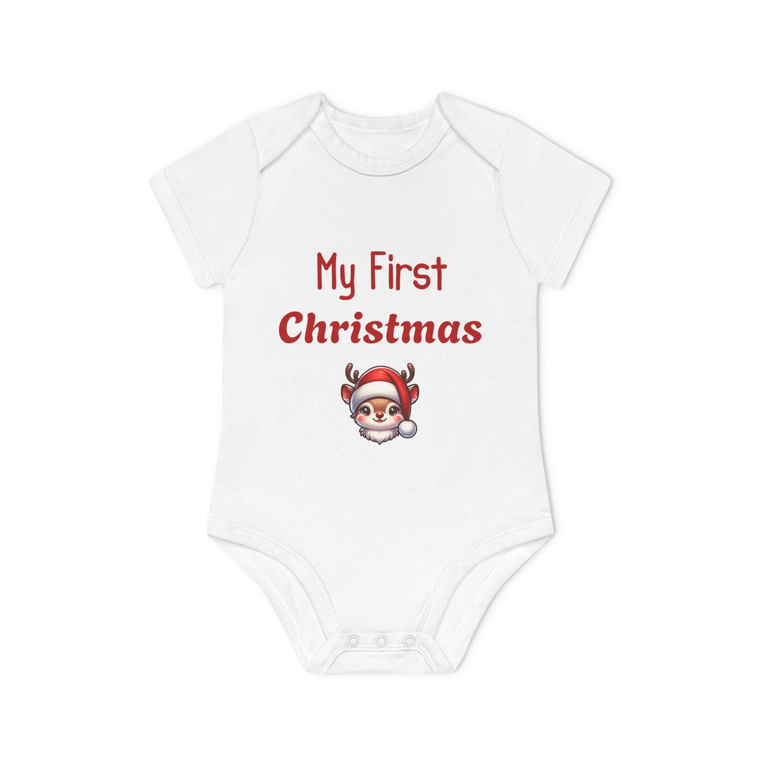 Body bébé “My First Christmas” – premier Noël bébé – idée cadeau de Noël adorable - MoodElle