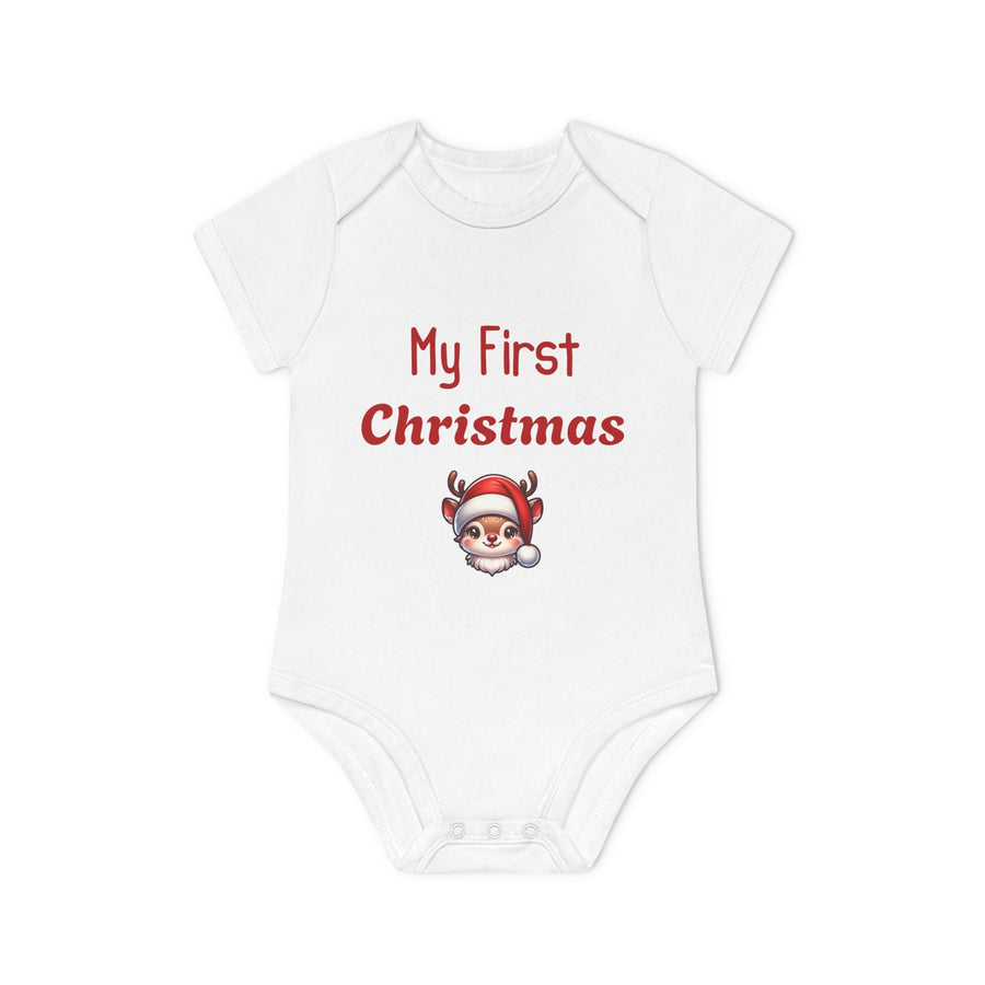 Body bébé “My First Christmas” – premier Noël bébé – idée cadeau de Noël adorable - MoodElle