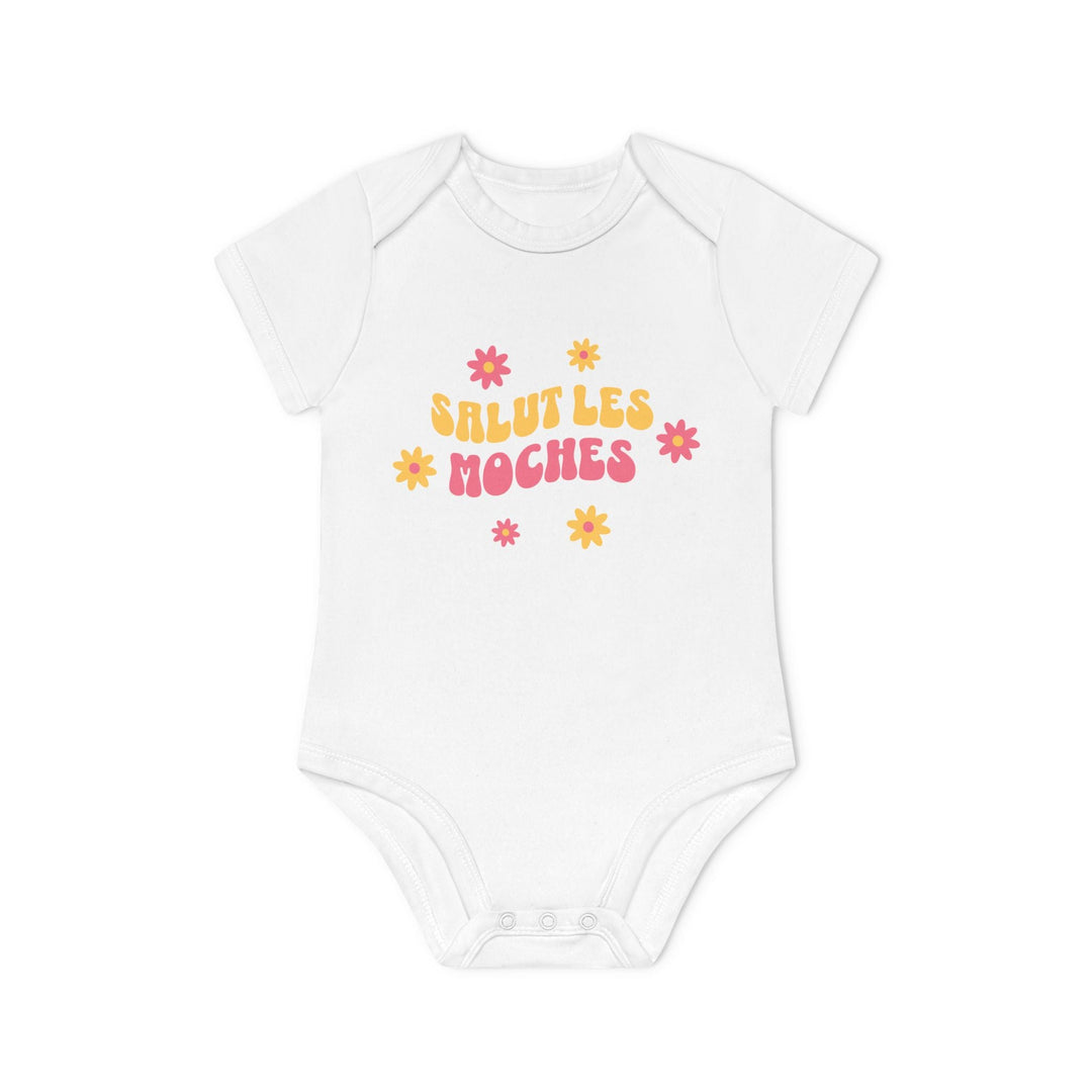 Body bébé “Salut les moches” – Cadeau naissance drôle – Body humoristique original - MoodElle