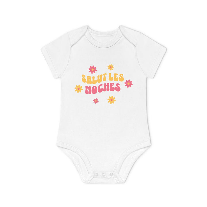 Body bébé “Salut les moches” – Cadeau naissance drôle – Body humoristique original - MoodElle