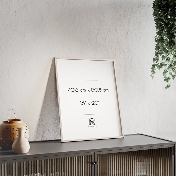 Cadre 16'x20' - bois – 40.6 x 50.8 cm - cadre mural ou à poser - MoodElle
