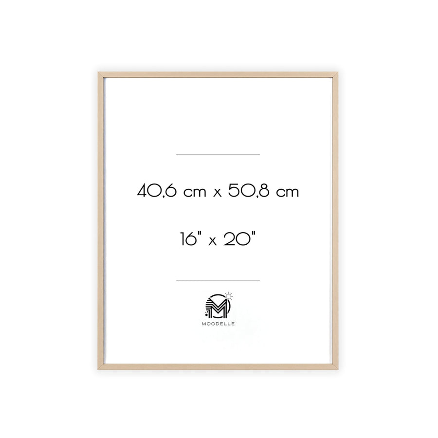 Cadre 16'x20' - bois – 40.6 x 50.8 cm - cadre mural ou à poser - MoodElle