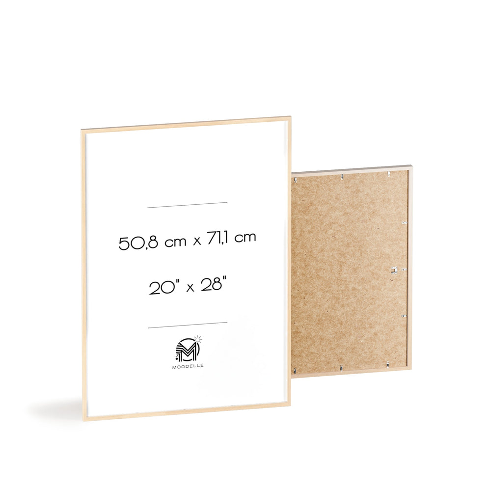 Cadre 20'x28' - bois – 50.8 x 71.1 cm - cadre mural ou à poser - MoodElle
