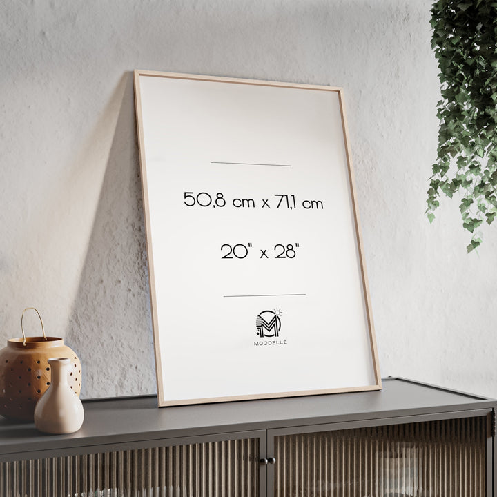 Cadre 20'x28' - bois – 50.8 x 71.1 cm - cadre mural ou à poser - MoodElle