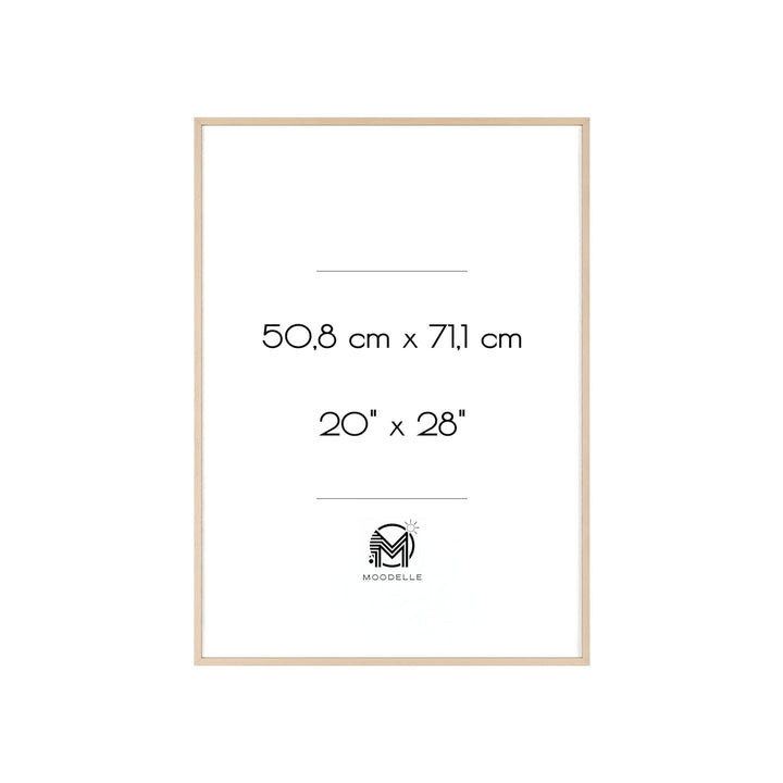 Cadre 20'x28' - bois – 50.8 x 71.1 cm - cadre mural ou à poser - MoodElle