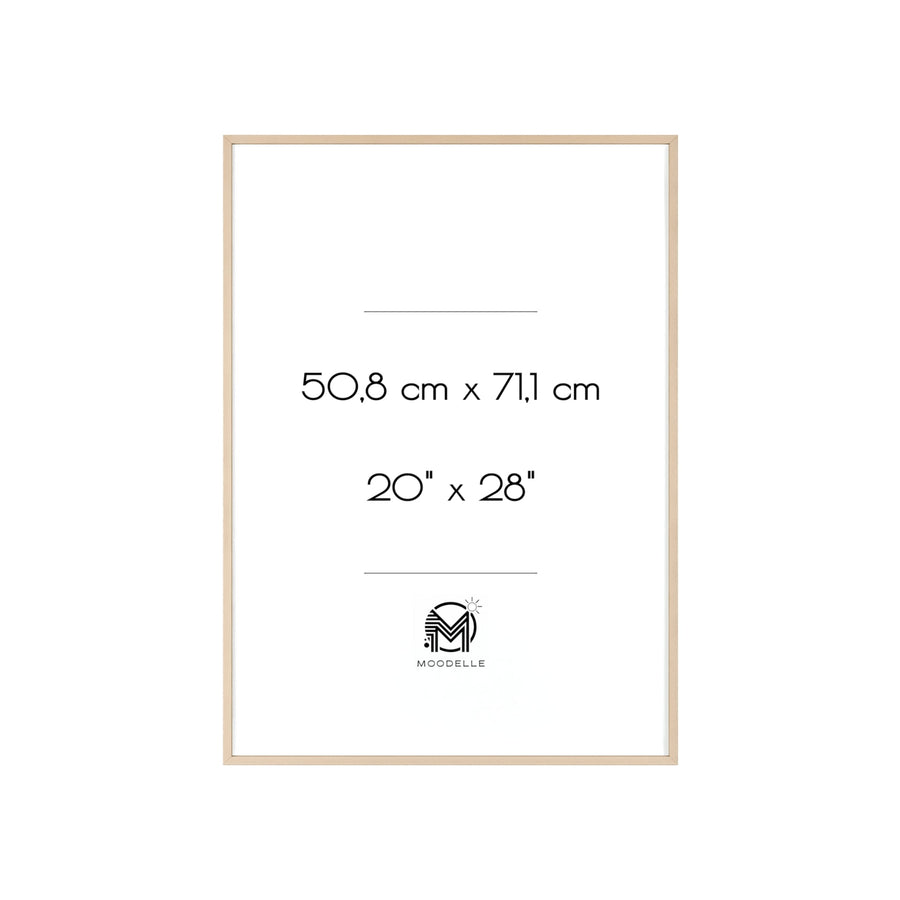 Cadre 20'x28' - bois – 50.8 x 71.1 cm - cadre mural ou à poser - MoodElle
