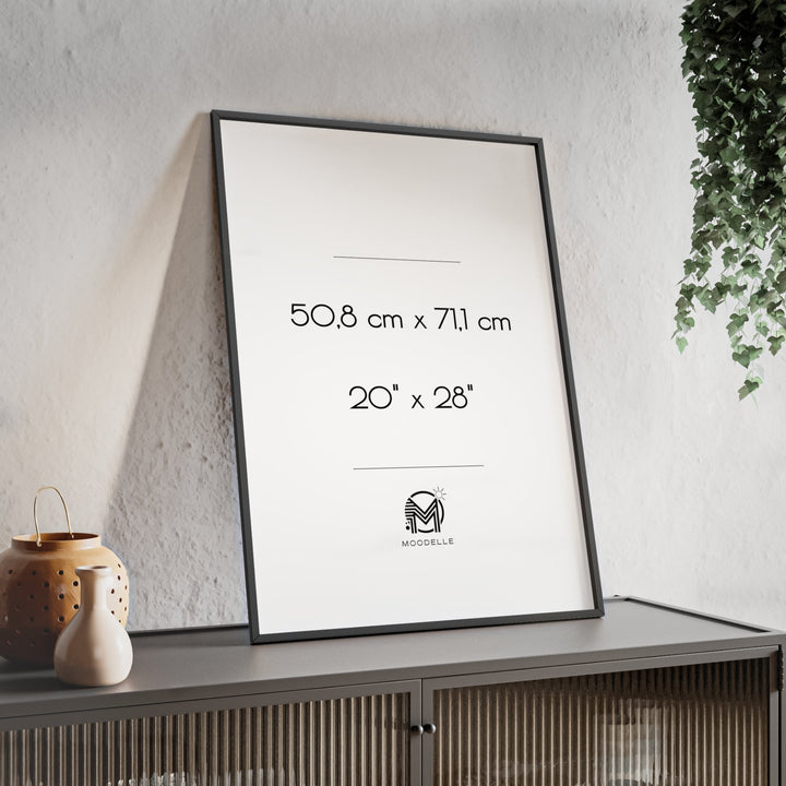 Cadre 20'x28' - noir – 50.8 x 71.1 cm - cadre mural ou à poser - MoodElle