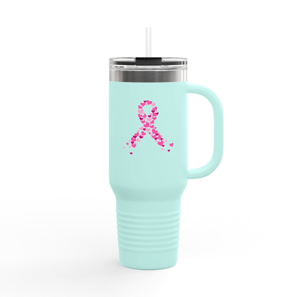Gourde Solidaire Octobre Rose – Mug isotherme avec paille réutilisable - MoodElle