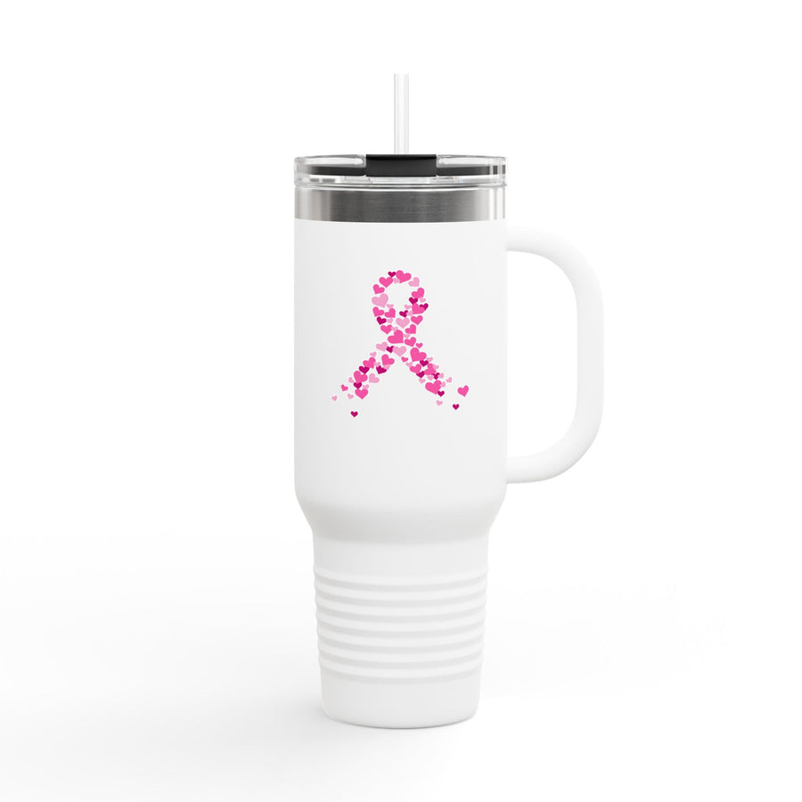Gourde Solidaire Octobre Rose – Mug isotherme avec paille réutilisable - MoodElle