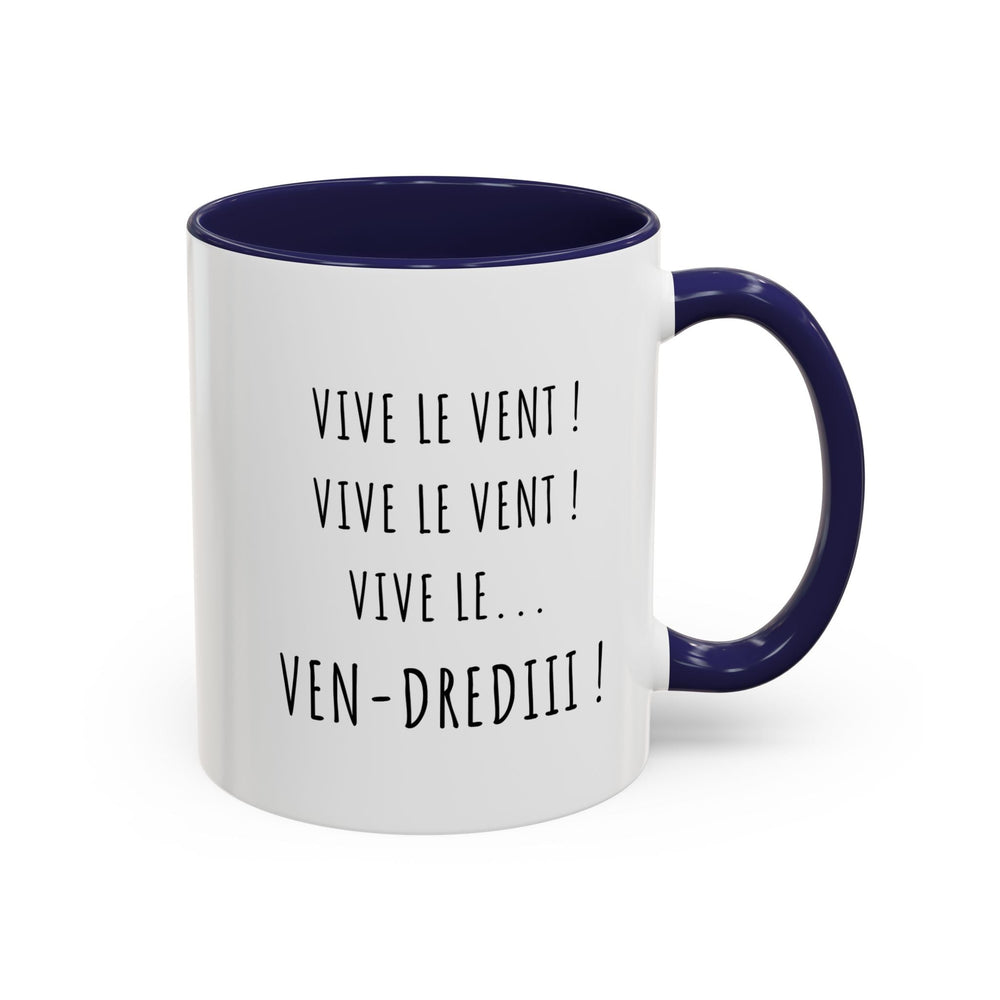 Mug humoristique “Vive le Vendredi” – Cadeau drôle pour les amateurs de café, thé et chocolat chaud - MoodElle