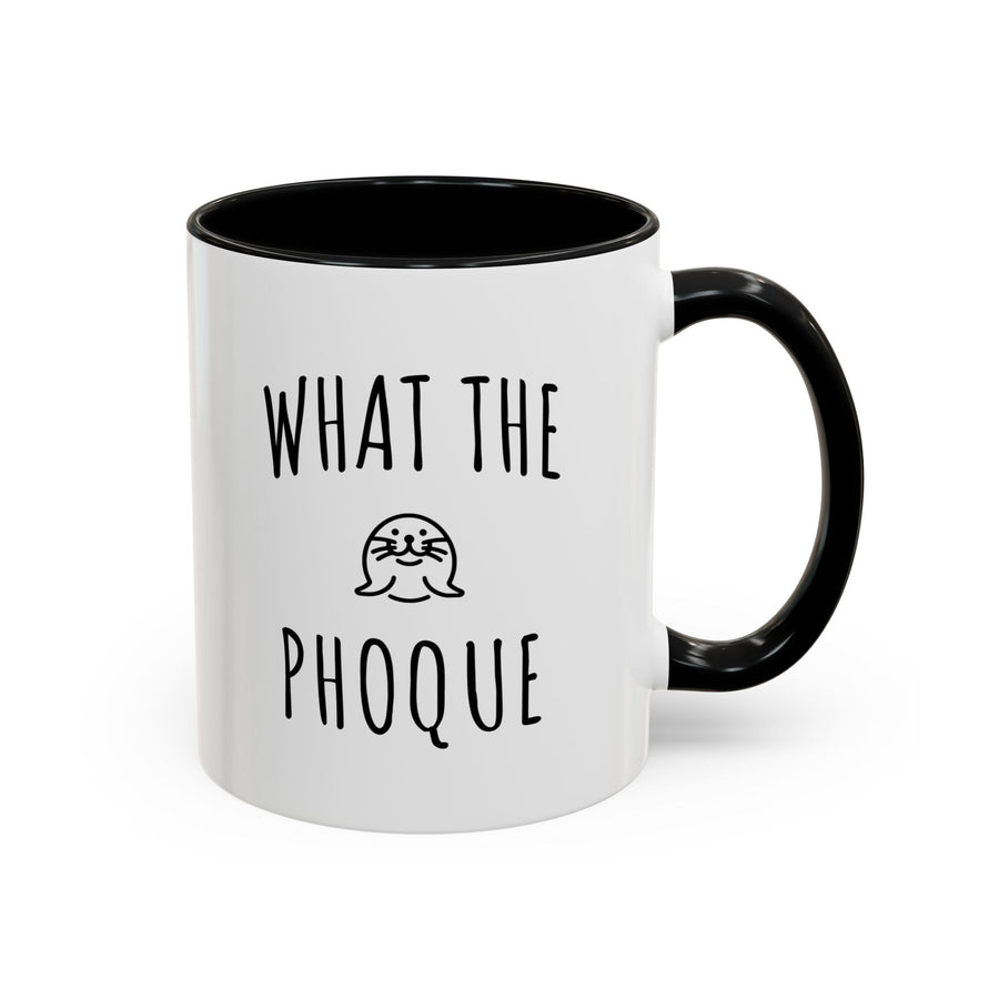 Mug "What The Phoque" – Tasse humour bilingue originale – Cadeau drôle et décalé - MoodElle