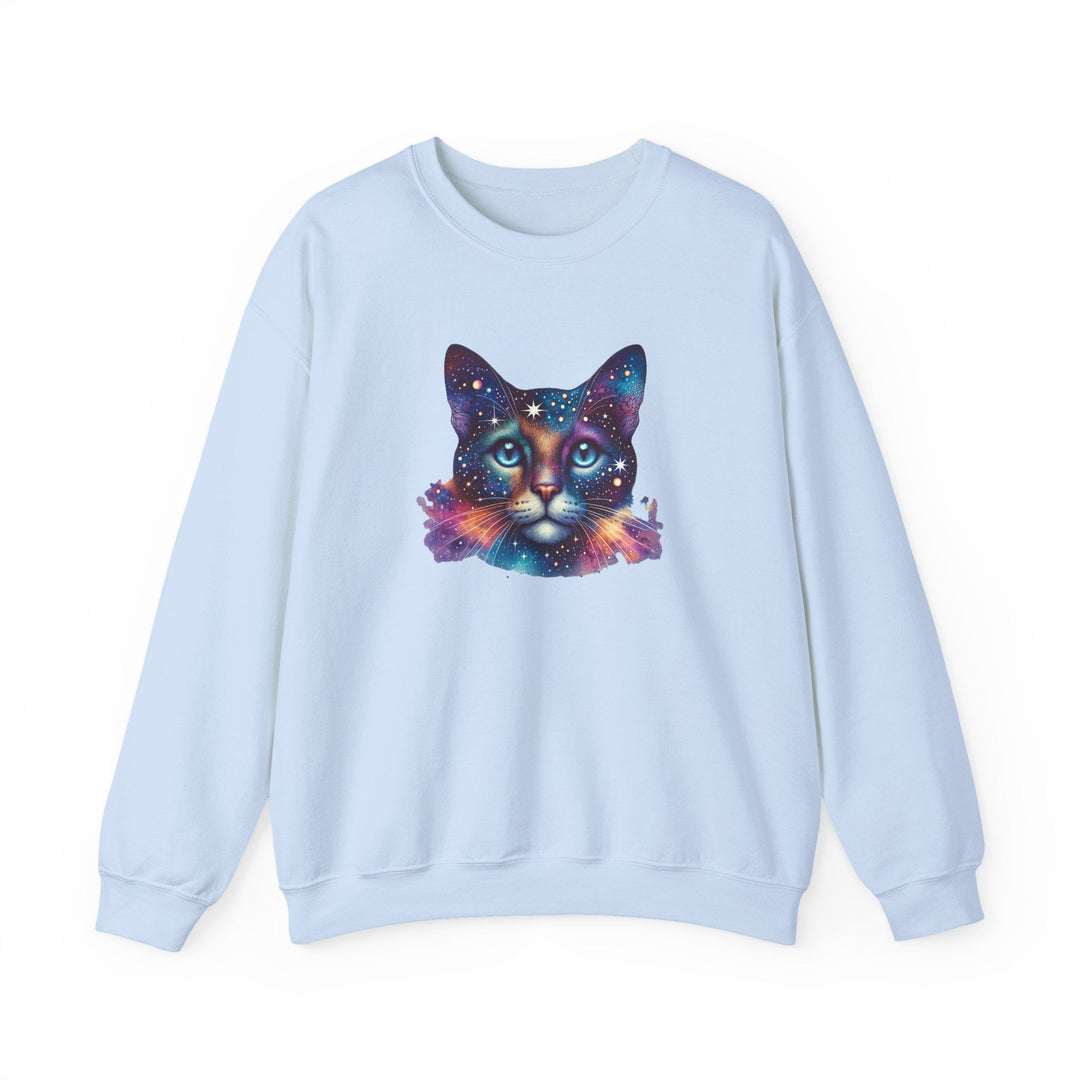 Pull chat galaxie – Sweatshirt unisexe “Space Cat” en molleton doux, impression durable - MoodElle