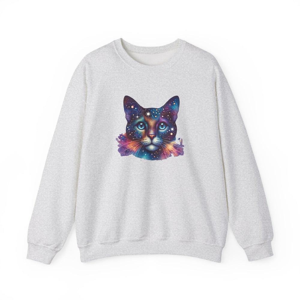 Pull chat galaxie – Sweatshirt unisexe “Space Cat” en molleton doux, impression durable - MoodElle