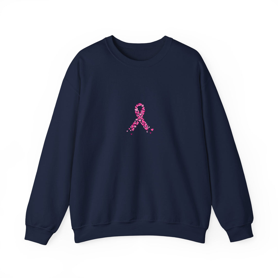 Sweatshirt Ruban Rose – Soutien Octobre Rose | Solidarité cancer du sein - MoodElle