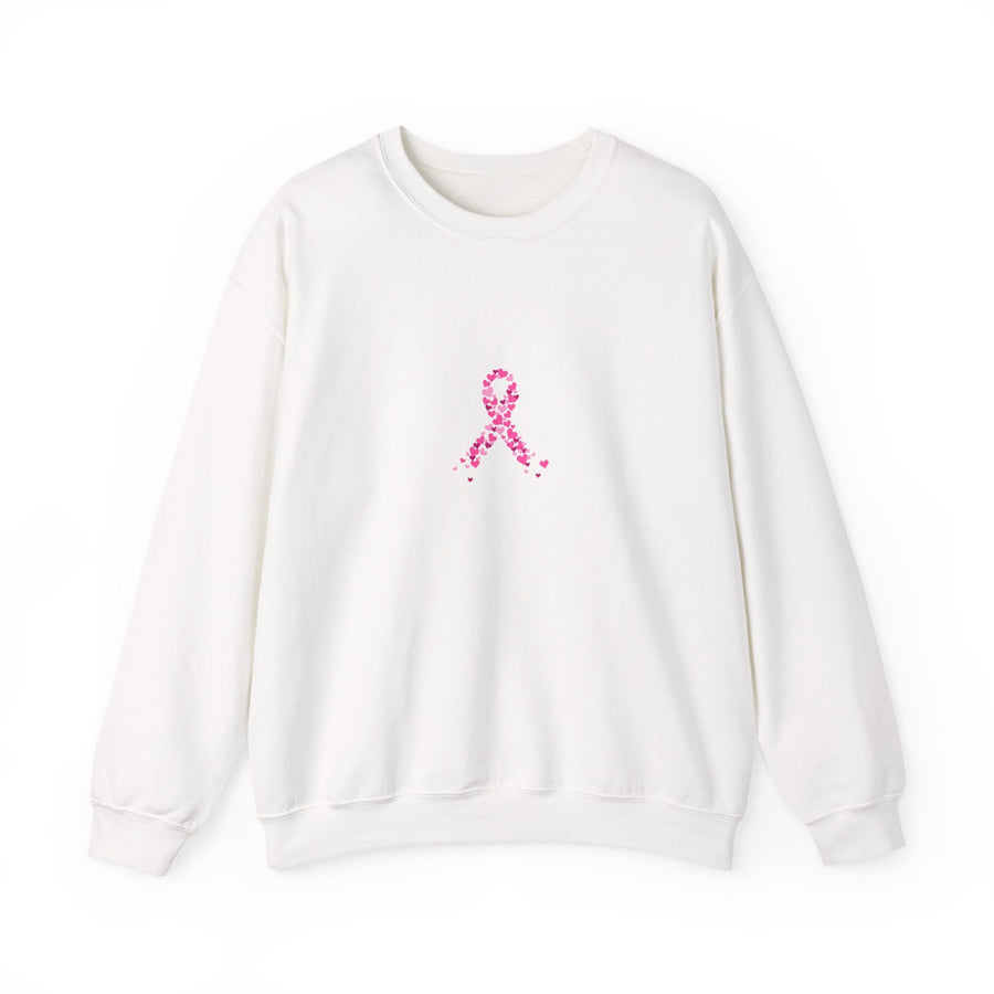 Sweatshirt Ruban Rose – Soutien Octobre Rose | Solidarité cancer du sein - MoodElle