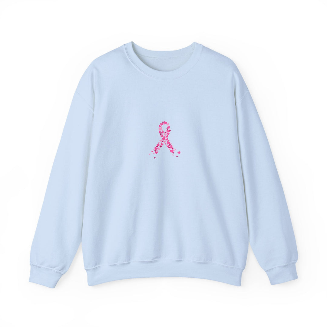 Sweatshirt Ruban Rose – Soutien Octobre Rose | Solidarité cancer du sein - MoodElle