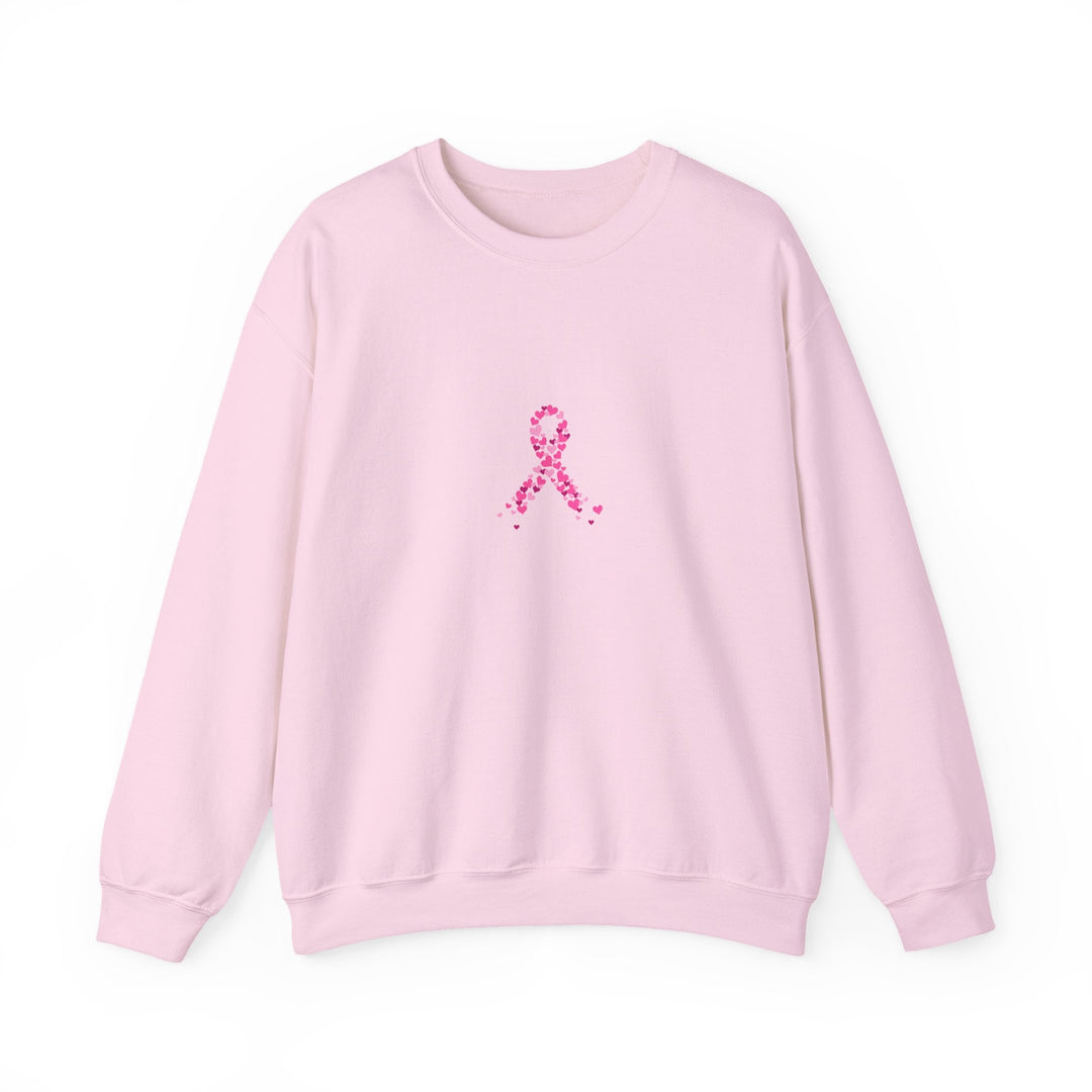 Sweatshirt Ruban Rose – Soutien Octobre Rose | Solidarité cancer du sein - MoodElle