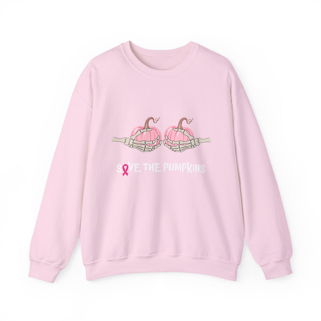 Sweatshirt "Save The Pumpkins" – Soutien Octobre Rose | Solidarité cancer du sein - MoodElle