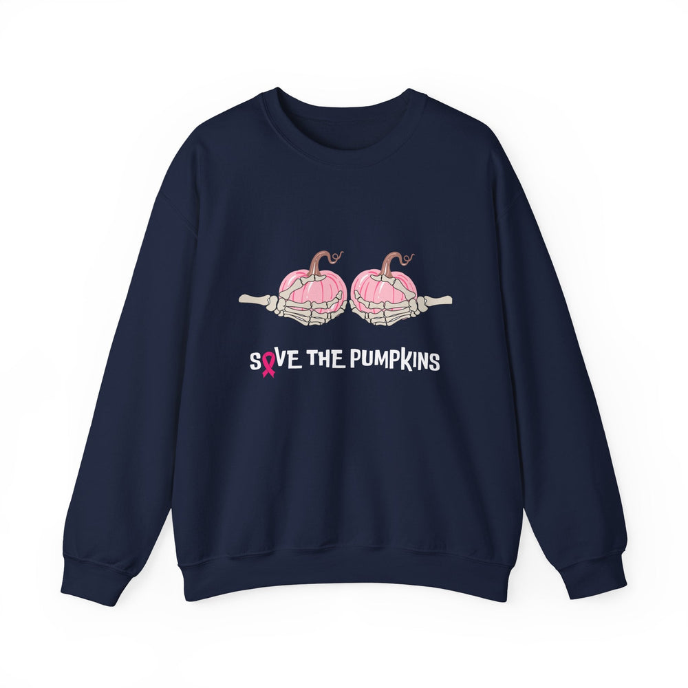 Sweatshirt "Save The Pumpkins" – Soutien Octobre Rose | Solidarité cancer du sein - MoodElle