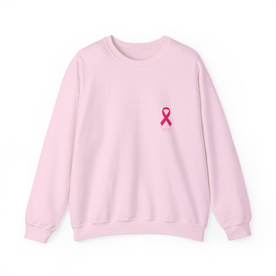 Sweatshirt "UNITED" – Soutien Octobre Rose | Solidarité cancer du sein - MoodElle