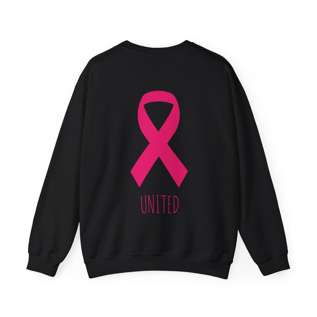 Sweatshirt "UNITED" – Soutien Octobre Rose | Solidarité cancer du sein - MoodElle