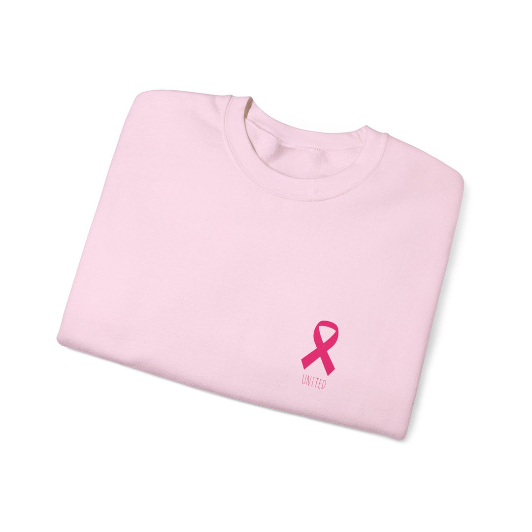 Sweatshirt "UNITED" – Soutien Octobre Rose | Solidarité cancer du sein - MoodElle