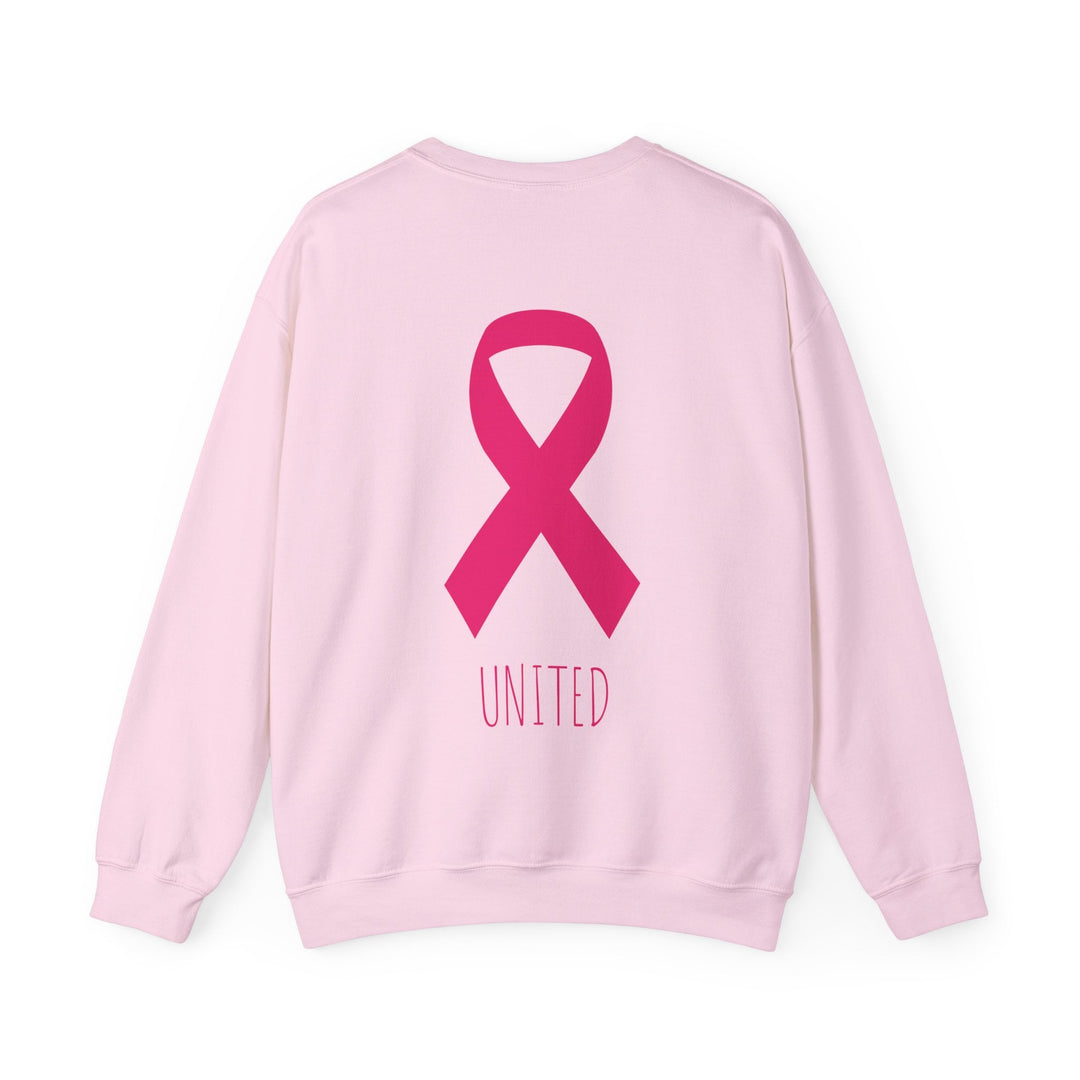 Sweatshirt "UNITED" – Soutien Octobre Rose | Solidarité cancer du sein - MoodElle