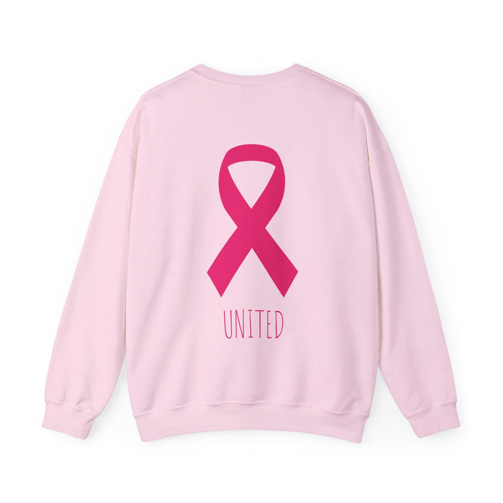 Sweatshirt "UNITED" – Soutien Octobre Rose | Solidarité cancer du sein - MoodElle
