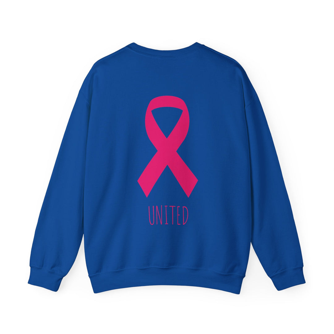 Sweatshirt "UNITED" – Soutien Octobre Rose | Solidarité cancer du sein - MoodElle