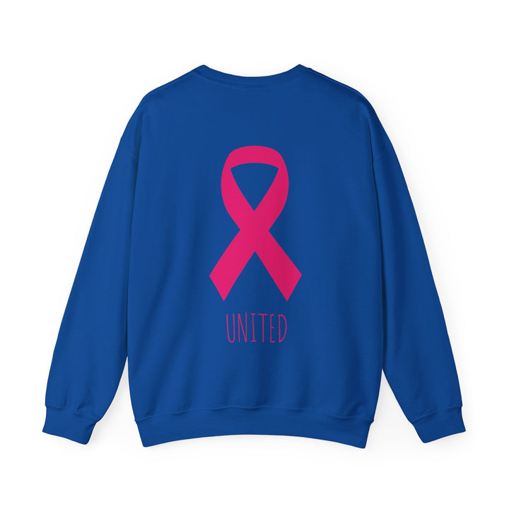 Sweatshirt "UNITED" – Soutien Octobre Rose | Solidarité cancer du sein - MoodElle