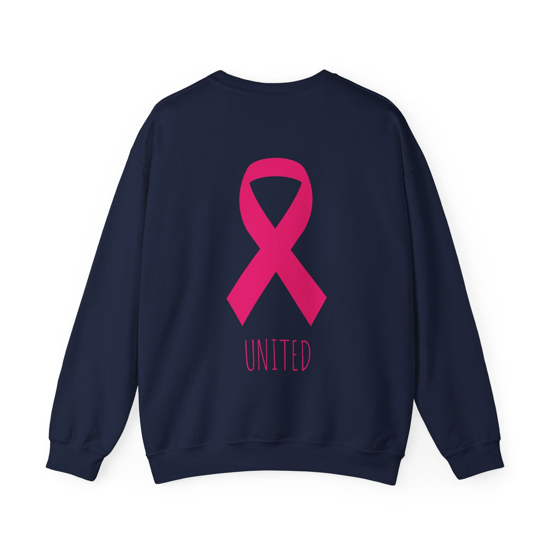 Sweatshirt "UNITED" – Soutien Octobre Rose | Solidarité cancer du sein - MoodElle