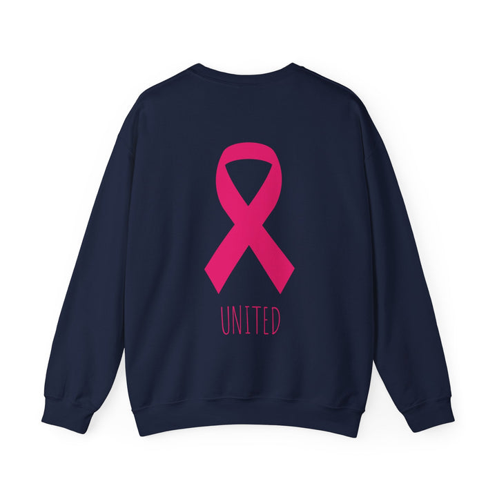 Sweatshirt "UNITED" – Soutien Octobre Rose | Solidarité cancer du sein - MoodElle