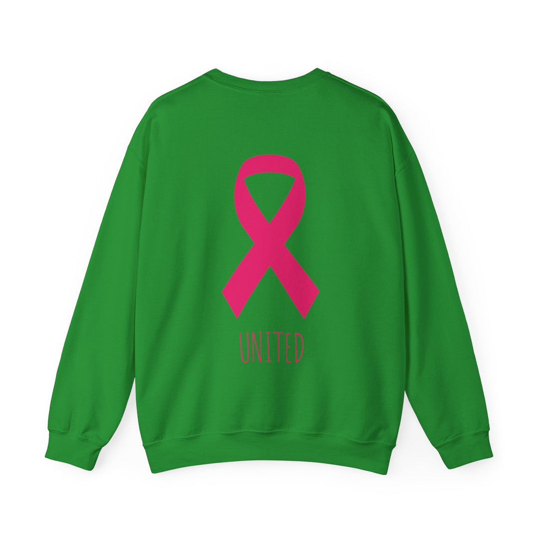 Sweatshirt "UNITED" – Soutien Octobre Rose | Solidarité cancer du sein - MoodElle