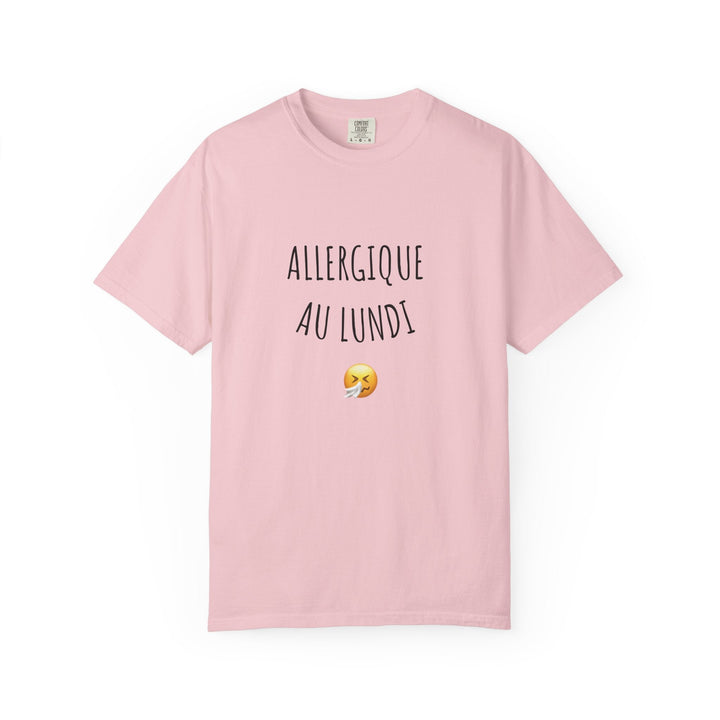 T-shirt “Allergique au Lundi 😤” – Tee - shirt humour original – Cadeau fun pour les anti - lundi - MoodElle