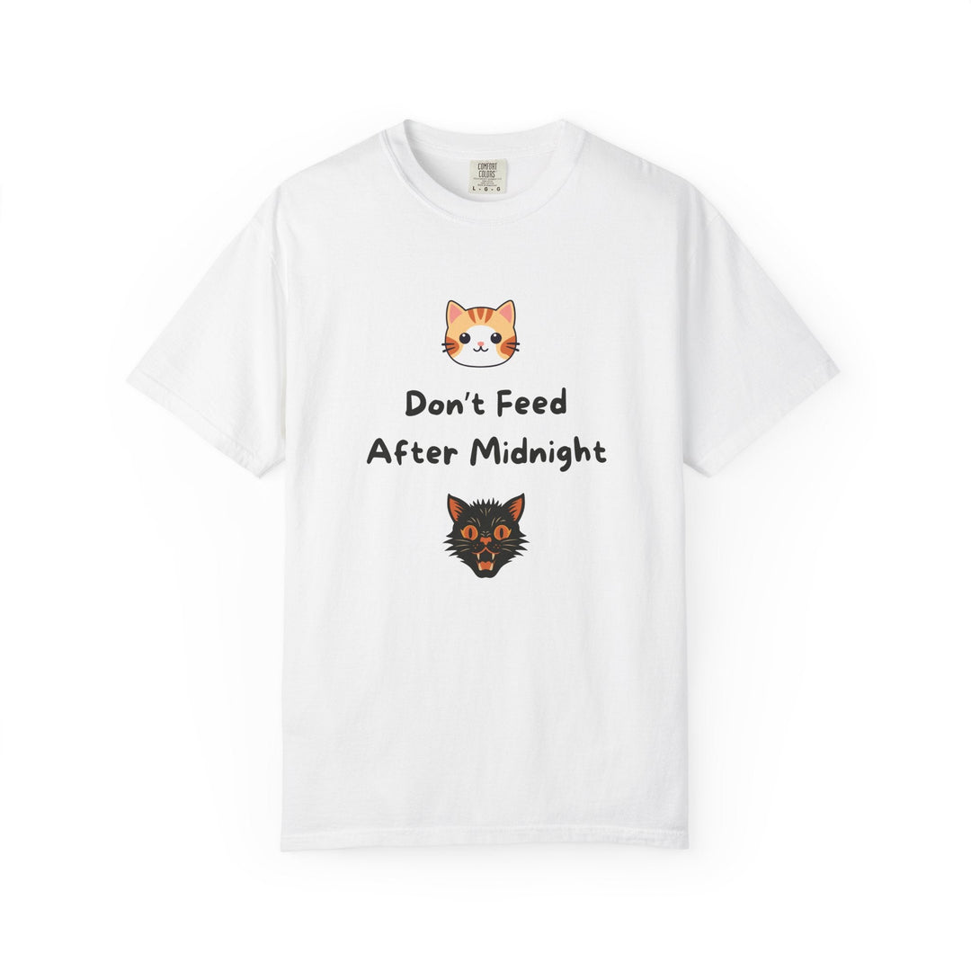 T-shirt "Don’t Feed After Midnight" – Chat kawai - MoodElle