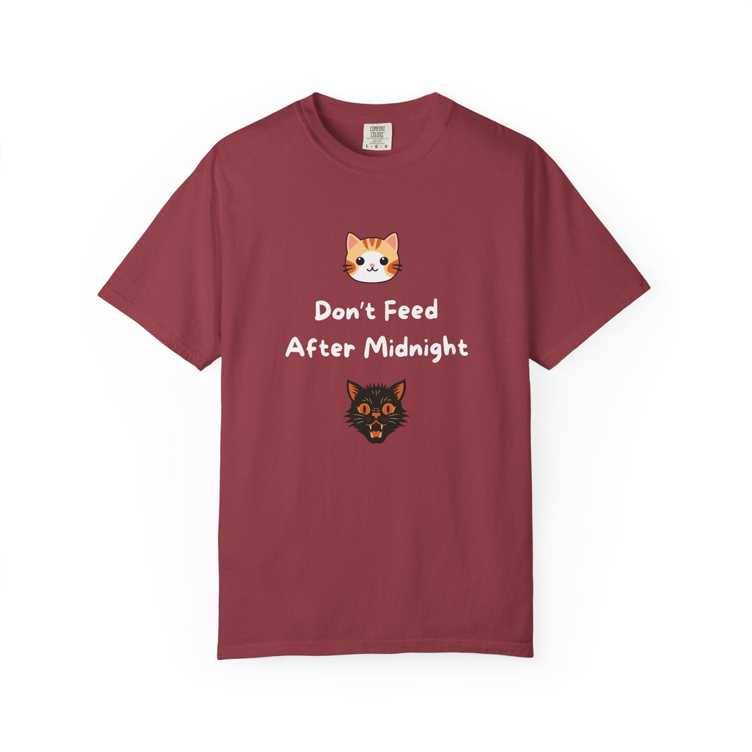 T-shirt "Don’t Feed After Midnight" – Chat kawai - MoodElle