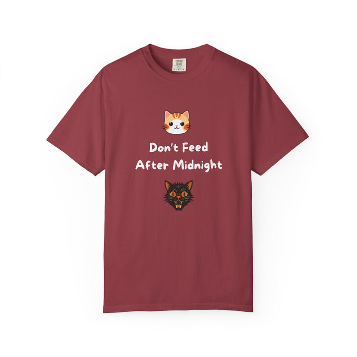 T-shirt "Don’t Feed After Midnight" – Chat kawai - MoodElle