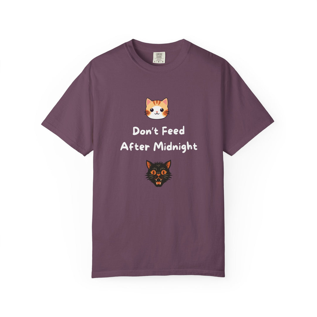 T-shirt "Don’t Feed After Midnight" – Chat kawai - MoodElle
